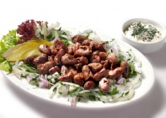Сердечки куриные с мангала