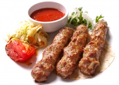 Люля-кебаб из свинины
